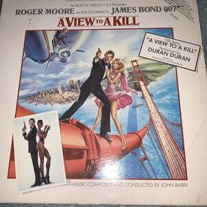 James Bond A View to a Kill Vinyl LP Record Capitol DURAN DURAN Promo Digital